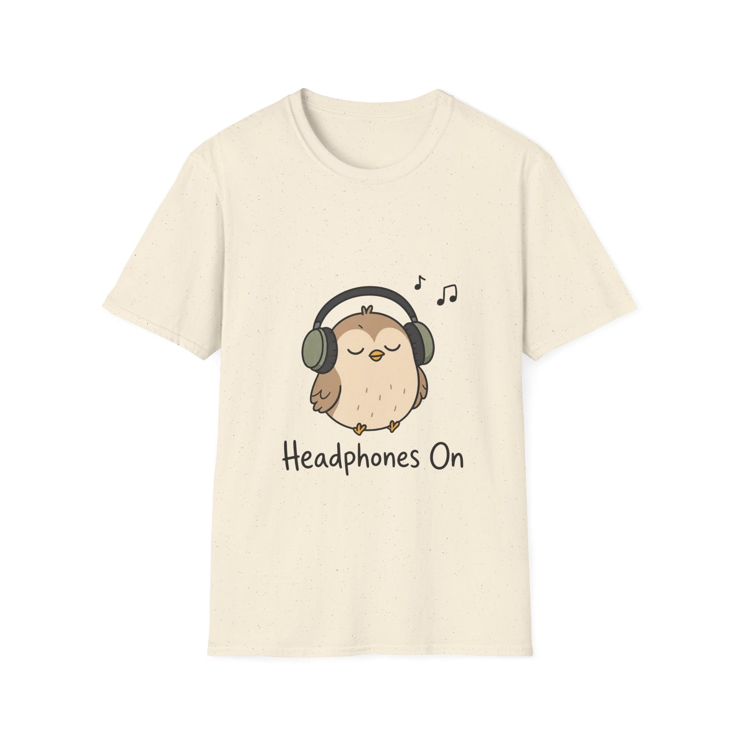 Headphones On T-Shirt