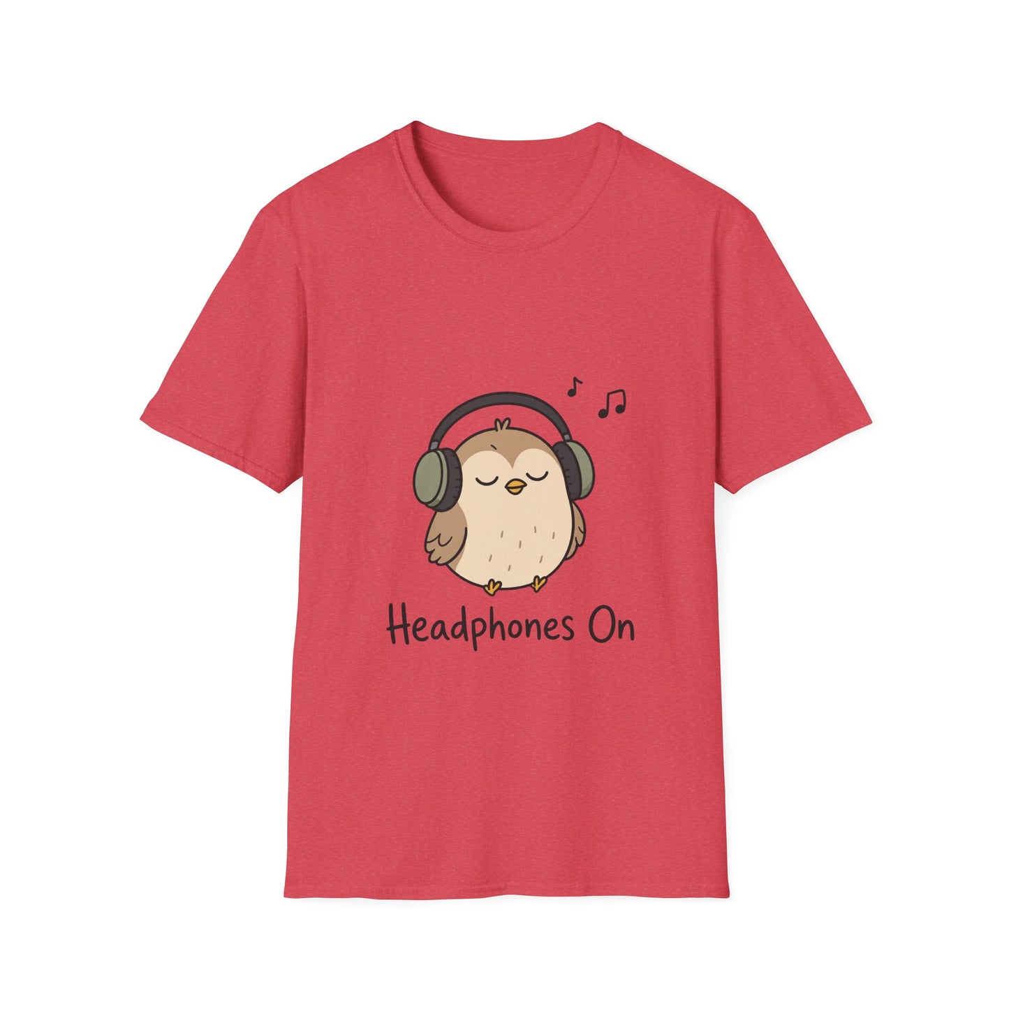 Headphones On T-Shirt