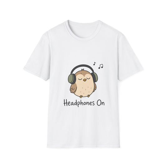 Headphones On T-Shirt