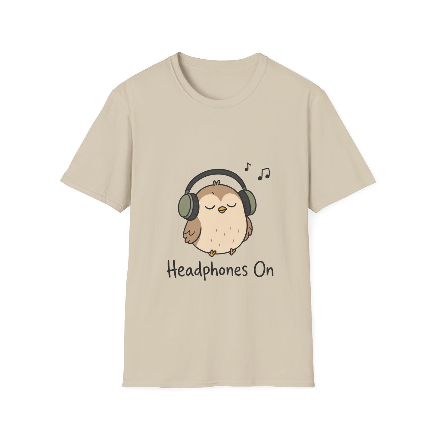 Headphones On T-Shirt