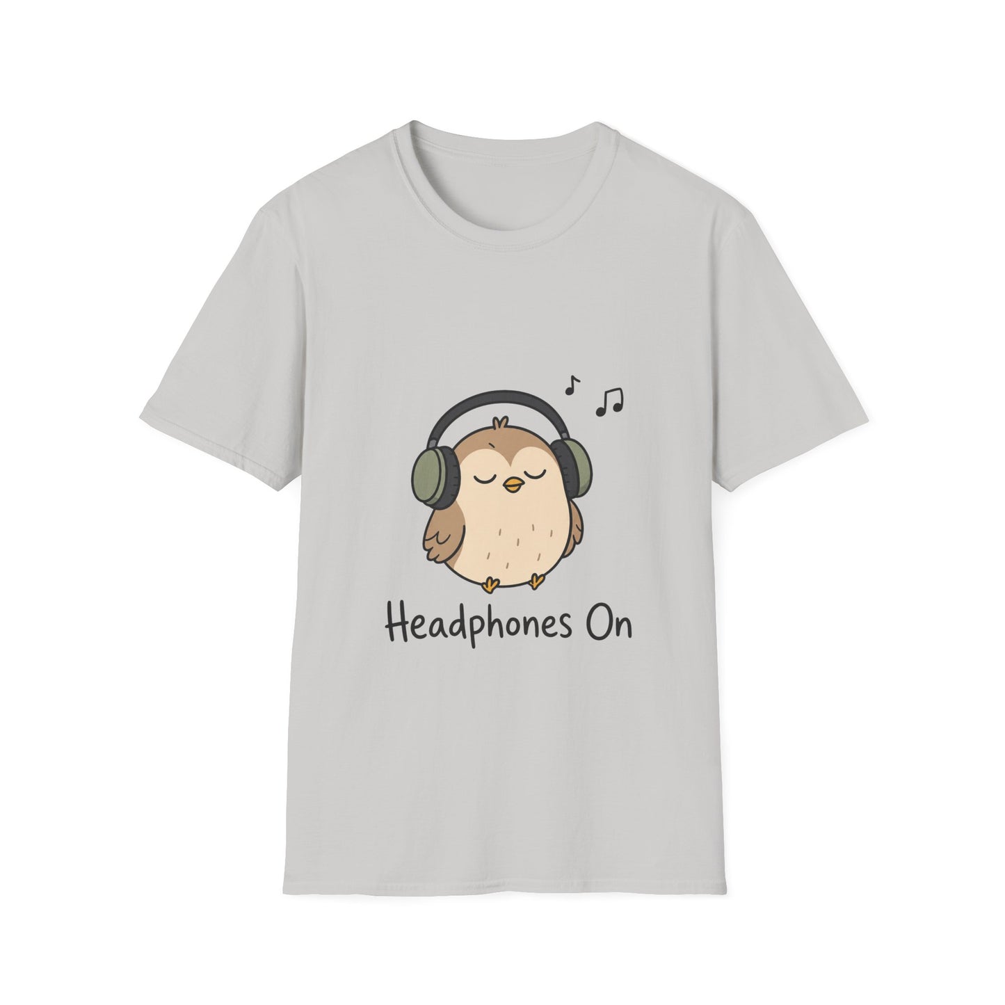 Headphones On T-Shirt
